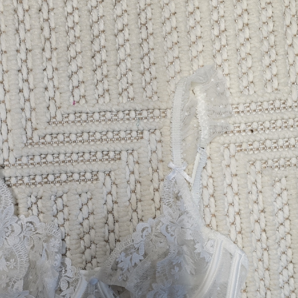 Elegant Lace Bustier in White - Picture 4 of 8
